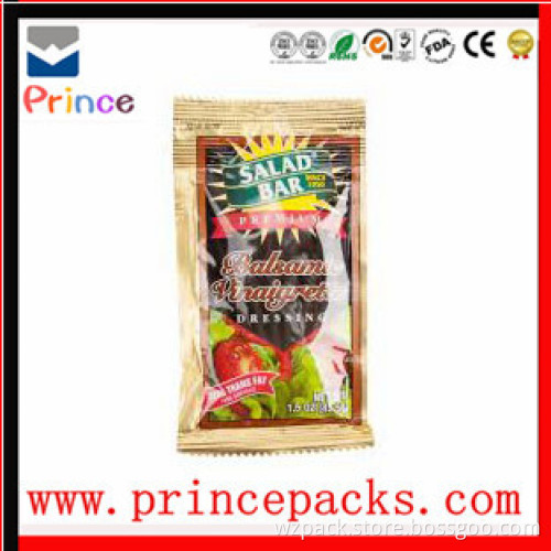 salad dressing laminated vacuum packaging bags/salad dressing packaging